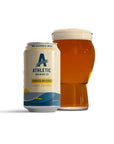 Athletic Brewing Cerveza Athletic Non-Alcoholic Beer with Glass