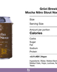 Grüvi - Mocha Nitro Stout - Non-Alcoholic Beer (6 Pack)